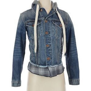 Denim Jacket with Hood